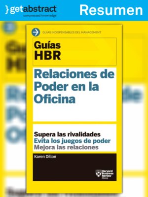 cover image of Guía HBR: Relaciones de poder en la oficina (resumen)